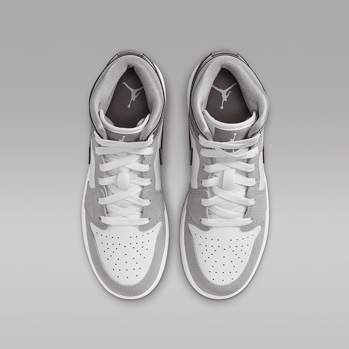 AIR JORDSAN 1 MID SE WHITE/COLL GREY