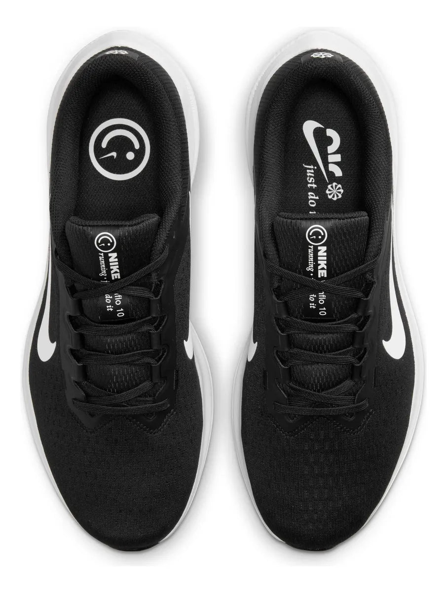 NIKE AIR WINFLO 10 BLACK / WHITE