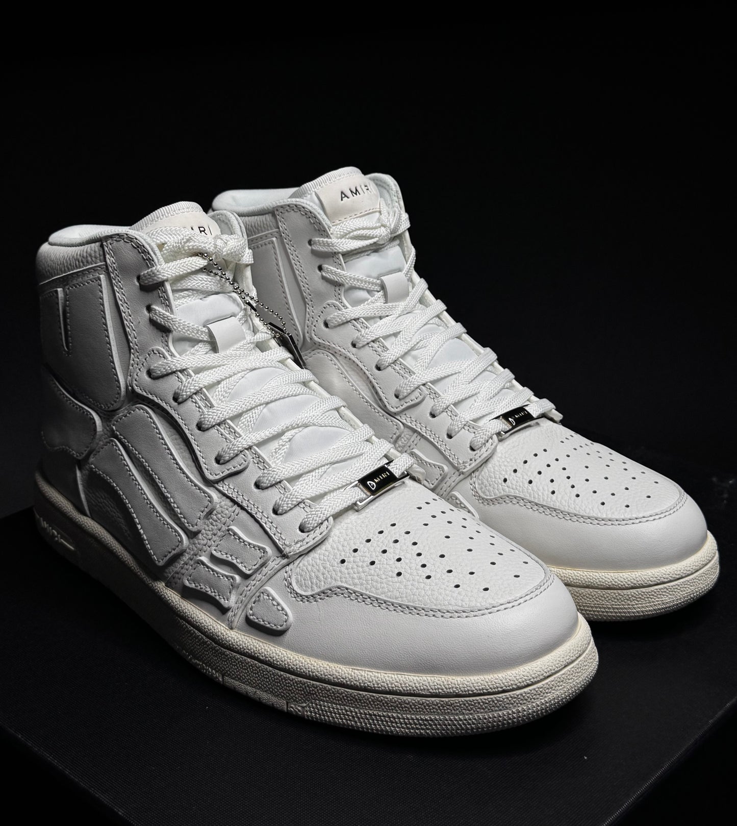 AMIRI SKELETON HIGH WHITE