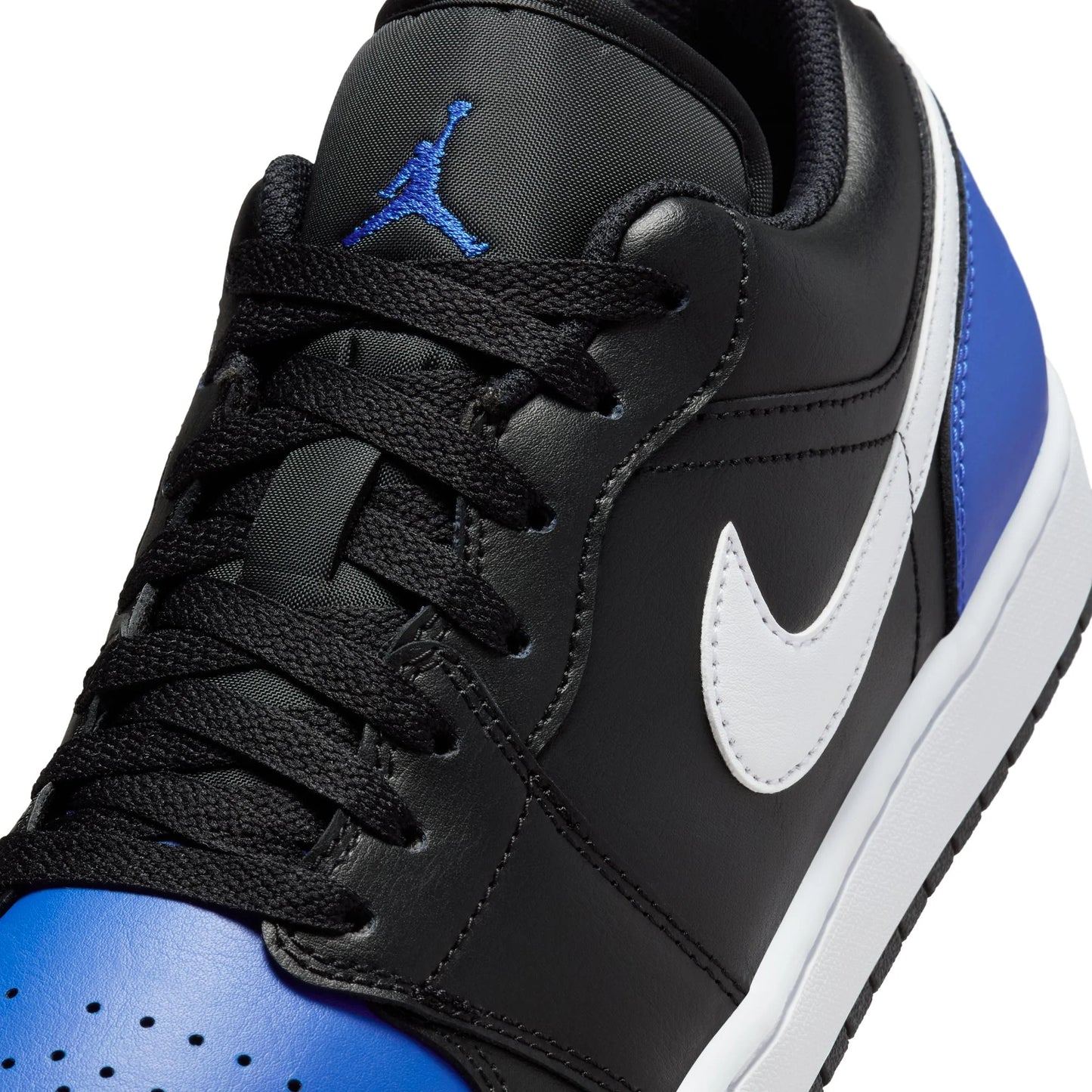 AIR JORDAN 1 LOW BLACK WHITE GAME ROYAL