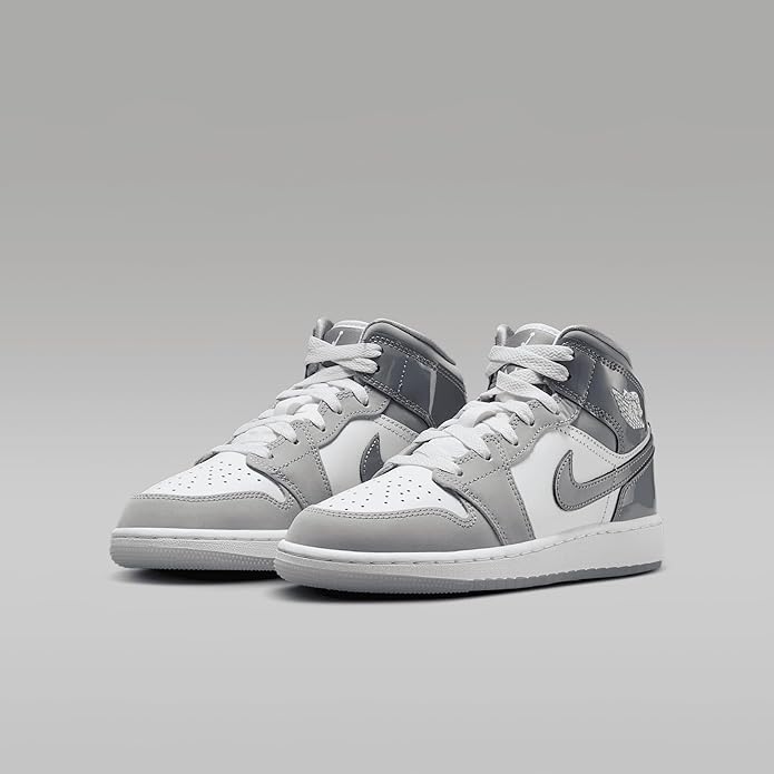 AIR JORDSAN 1 MID SE WHITE/COLL GREY
