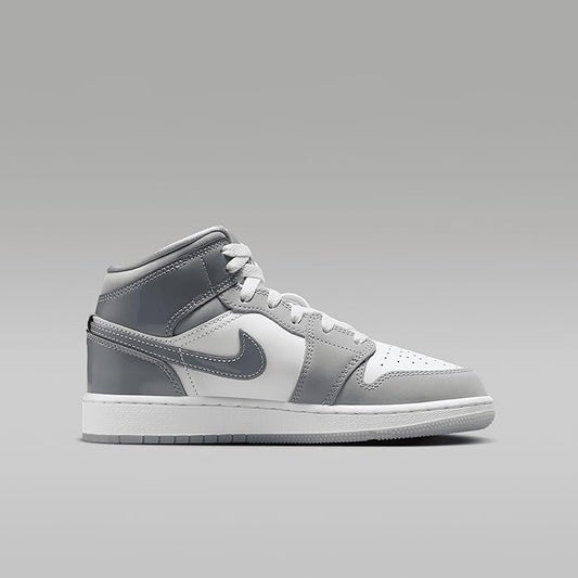 AIR JORDSAN 1 MID SE WHITE/COLL GREY
