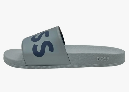 SANDALIAS BOSS GRIS c/ AZUL