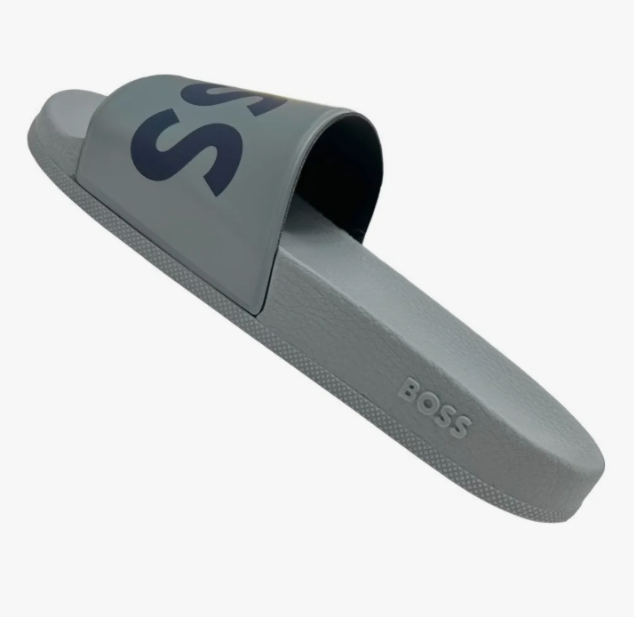 SANDALIAS BOSS GRIS c/ AZUL