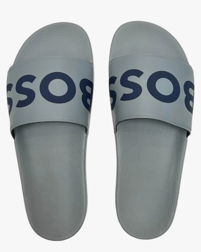 SANDALIAS BOSS GRIS c/ AZUL