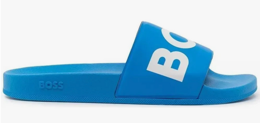 SANDALIAS BOSS AZUL c/ Blanco