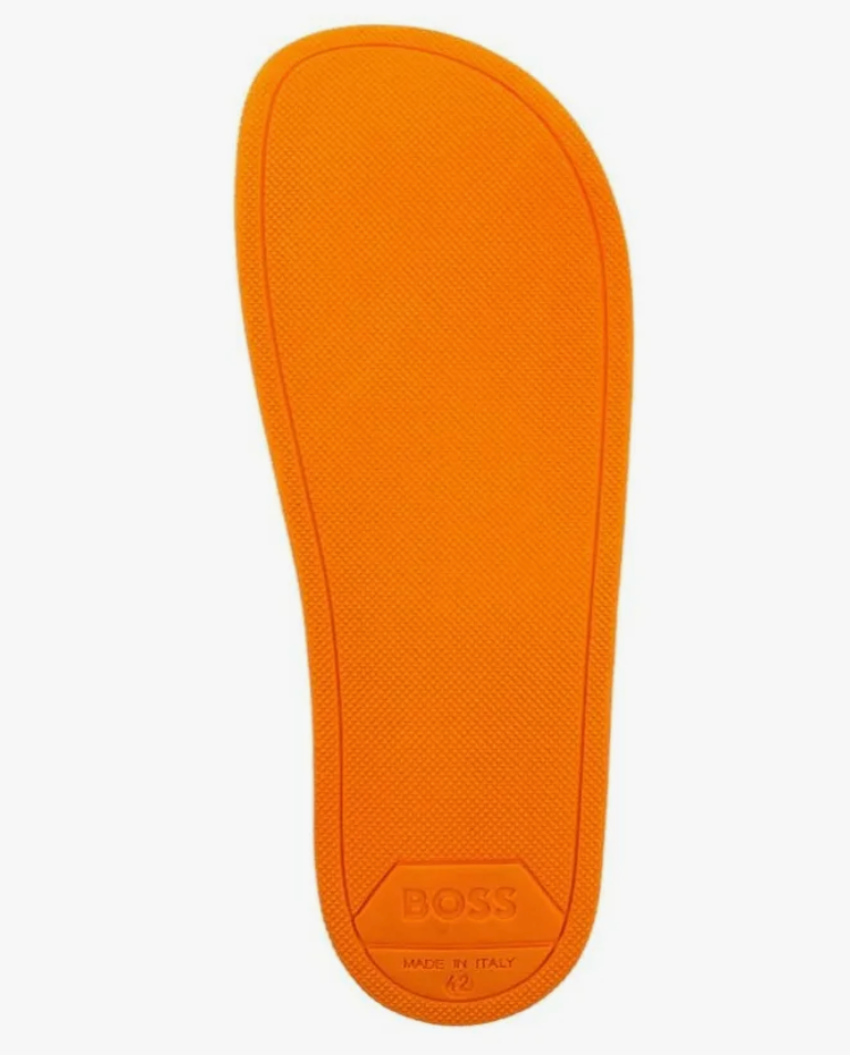 SANDALIAS BOSS NARANJA c/ BLANCO