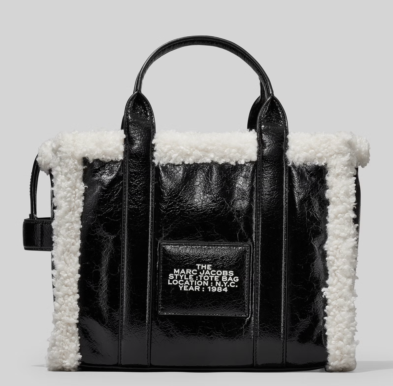 TOTE BAG CRINKLE LEATHER "MEDIUM" MARC JACOBS
