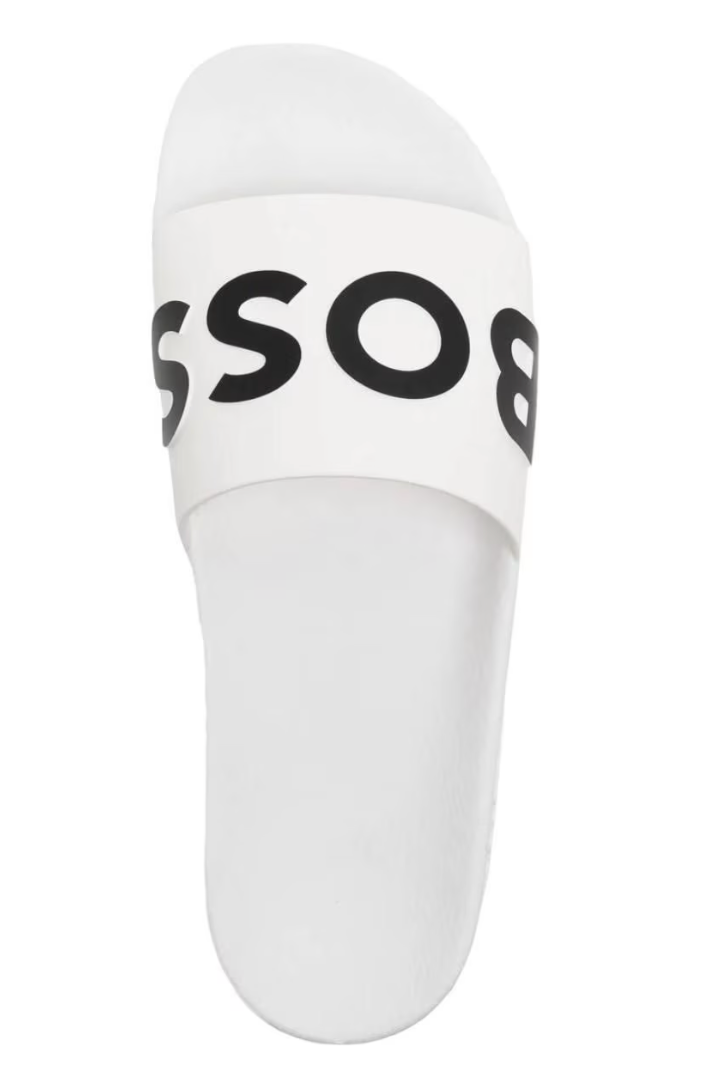 SANDALIA BOSS BLANCA c/ NEGRO